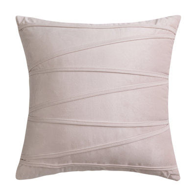 Housses de coussins carrés en velours Throw Cross Lines