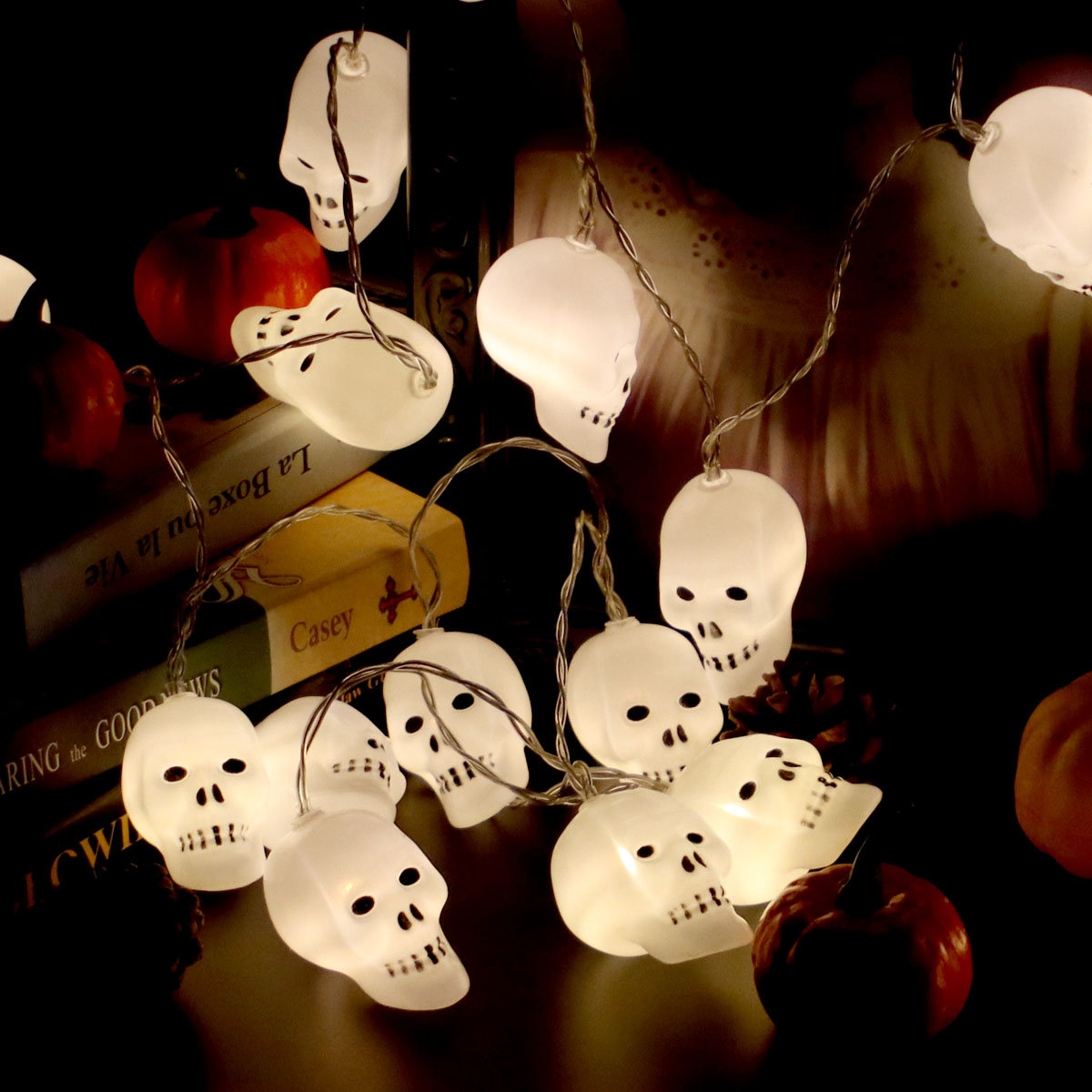 Halloween Skeleton LED String Lights