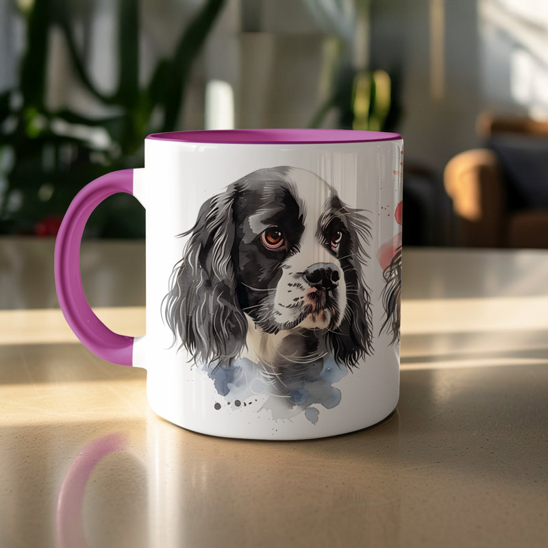 Ceramic Coffee Mug, 1, Purple