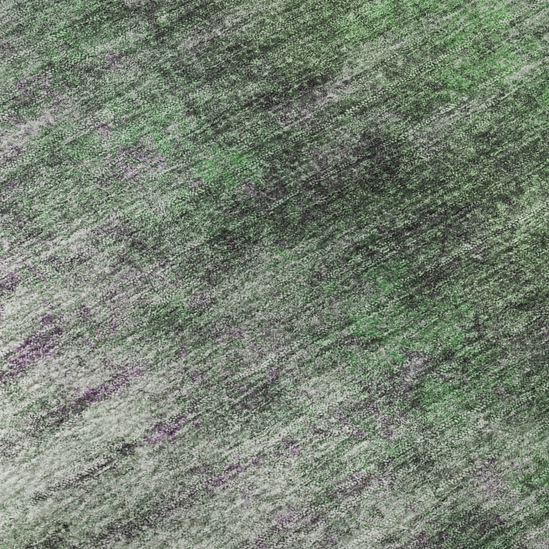 Premium Machine Washable Mayfield AMF2319 Casual Rug, 3' x 5', Green