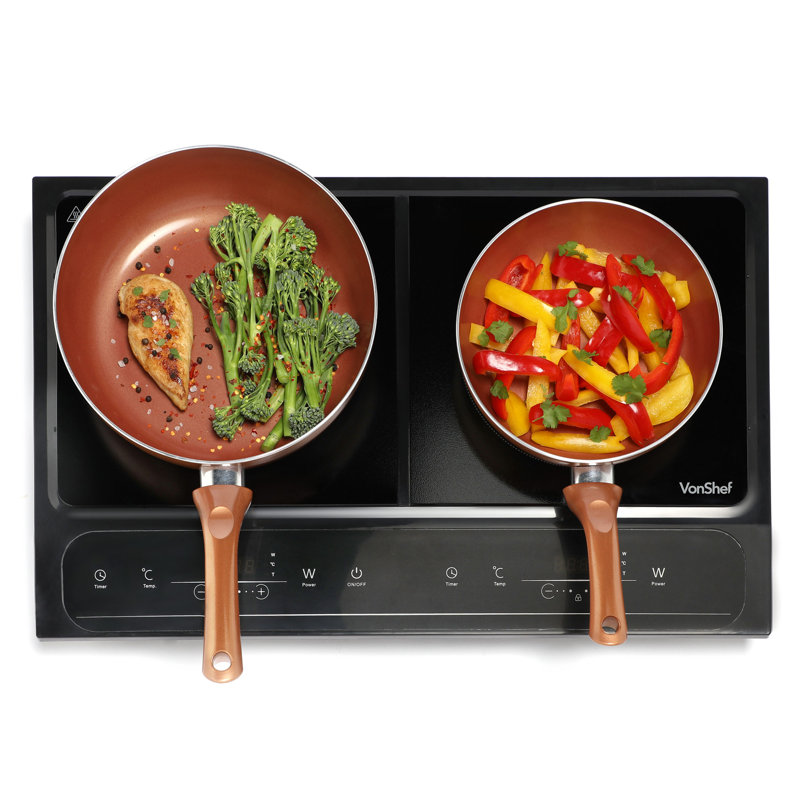 VonShef 2800 Watt Induction Double Burner