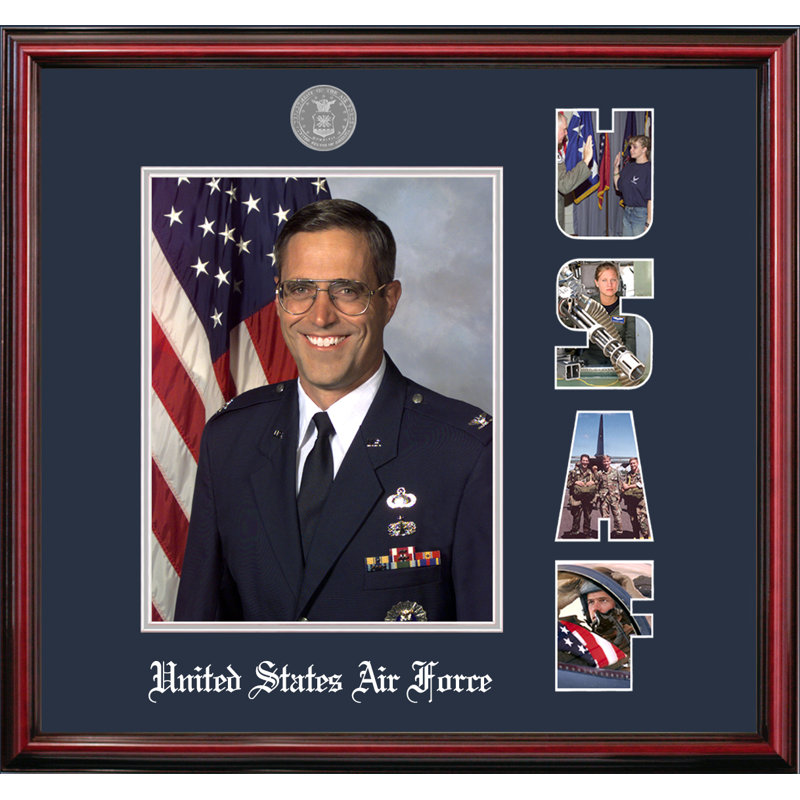 Cadre photo en mode portrait air force