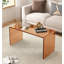 Kireina 25,6 pouces table basse italienne de luxe créative en acrylique, table d'appoint de salon, table de chevet d'étude de chambre à coucher (matériau acrylique transparent haut de gamme)-744872442