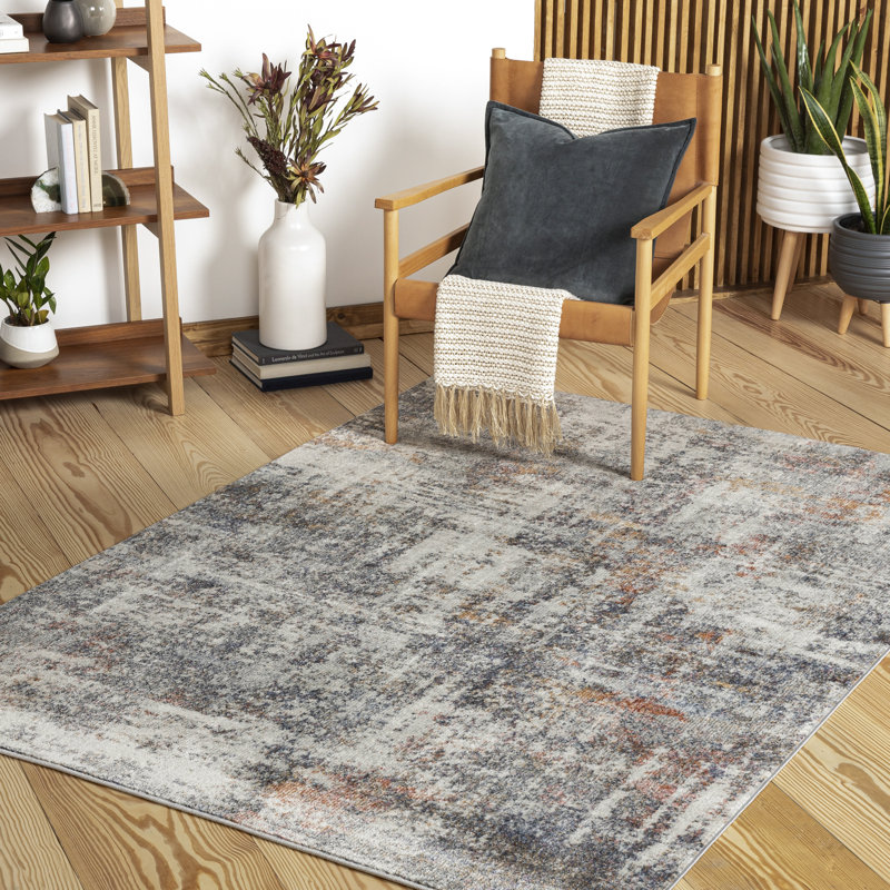 Tapis gris Henrikh, Rectangle 5 pi 3 po x 7 pi