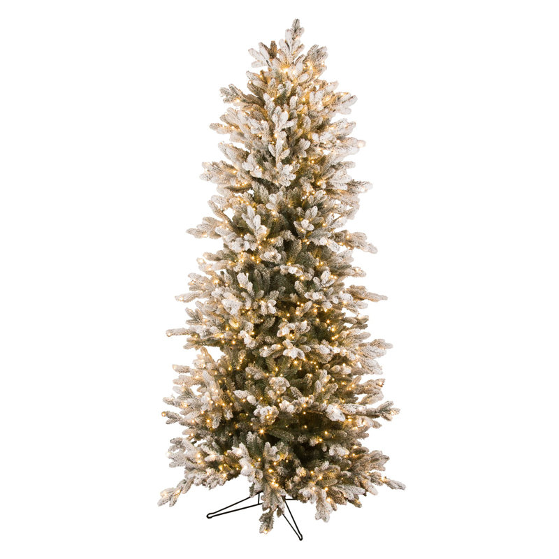 Nordic 90' H Lighted Artificial Fir Christmas Tree