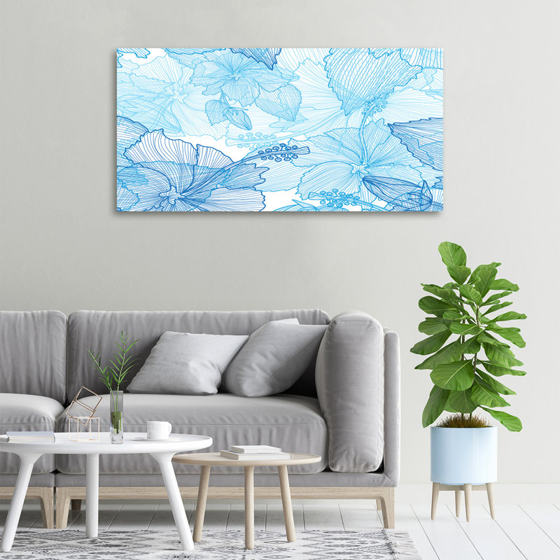 Hawaiian Flowers - Wrapped Canvas Print