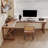  Walnut L-Shaped Solid Wood desks-108609708-108609711