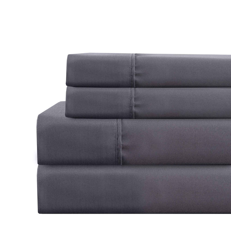 Ensemble de draps en microfibre , Grand, Gris taupe