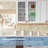 10-Sheet Heavy-Duty Hexagon Peel and Stick Backsplash