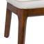 Banc de chambre en simili cuir avec repose-pieds