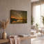 «Comet Storm copie» par Darren, art mural en métal doré blanc, 16 po x 12 po-314903048