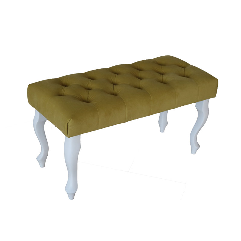 Storage Bench, 45cm H x 60cm W x 40cm D, Yellow