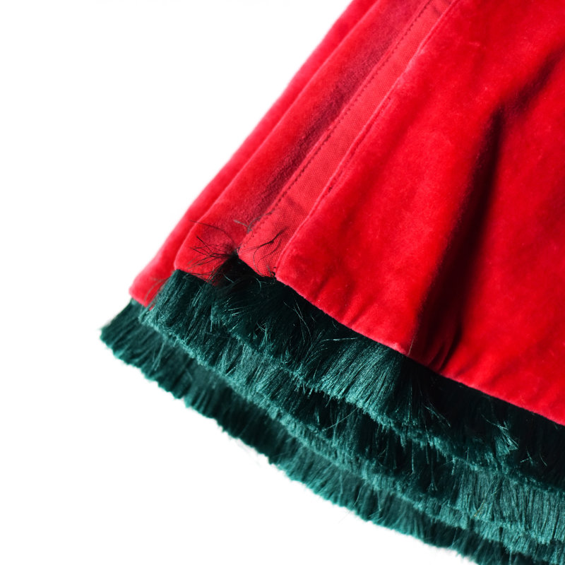 Cache-pied pour sapin, Rouge