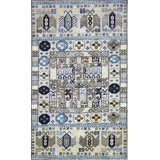 Transitional One-of-a-Kind Rectangle 3'1" X 5'1" Hand Knotted Area Rug