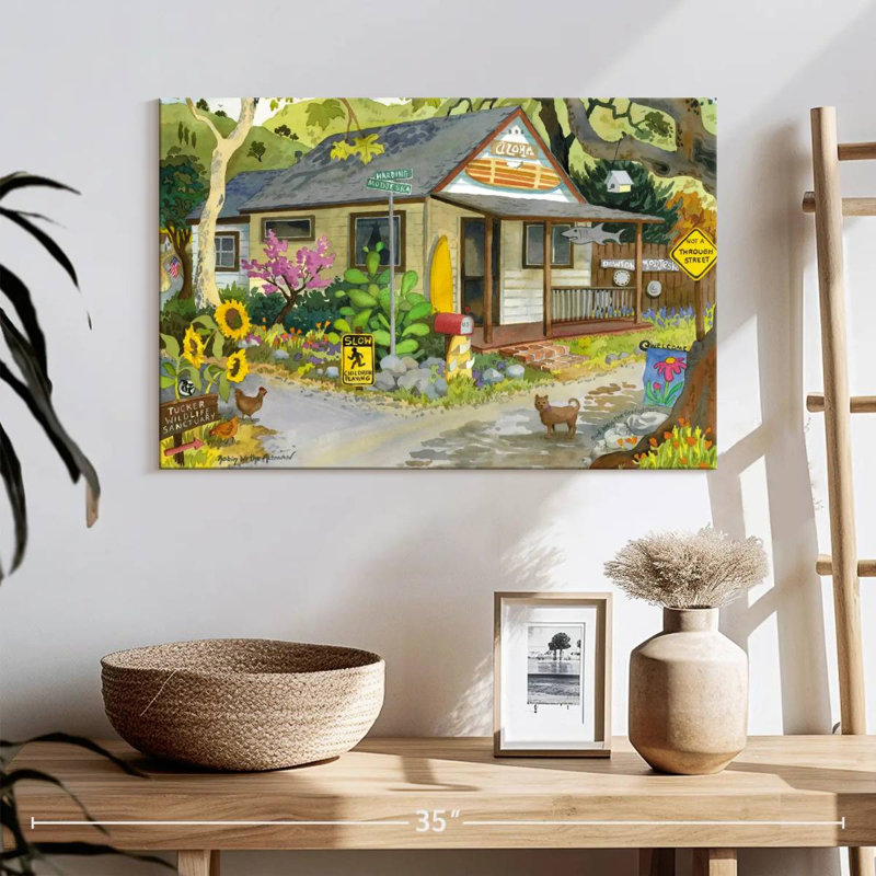 Lilie The Aloha House, 16" H x 24" W