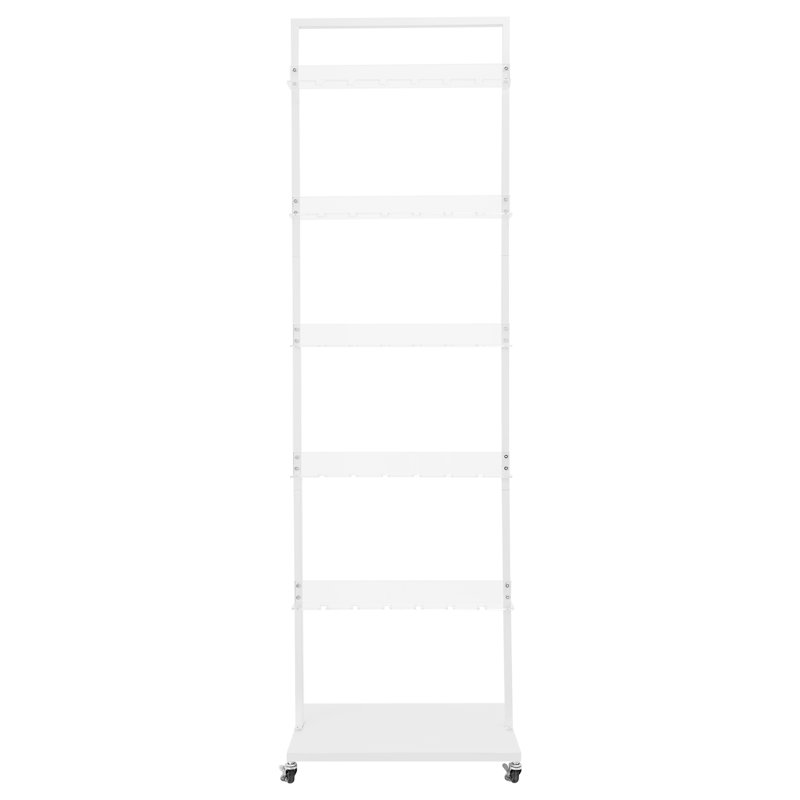 Mobile Champagne Display Holder, White
