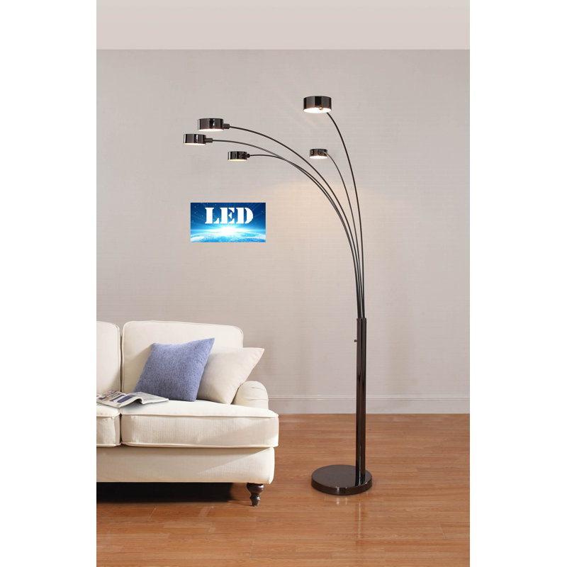 88'' Tree Floor Lamp, Jet Black