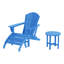Chaise Adirondack en plastique avec repose-pieds Altura-87465142