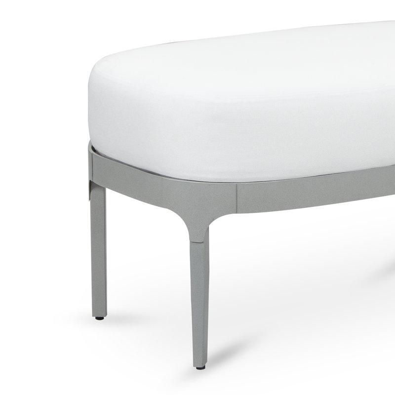 Repose-pieds d'extérieur avec coussin Amalfi