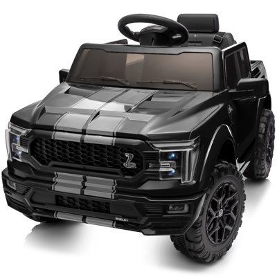 Kids Ride on Car, Licensed Ford-Shelby F-150 24V Ride on Toy Truck for Toddlers with Remote, Trunk, 400W Motor