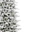 Arbre de Noël artificiel non éclairé 7,5 pi x 39 po avec 2422 pointes PE / PVC Vickerman-120043168
