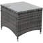 Alessia 2 - Person Patio Dining Set with Rectangular Table , Cushions Included-945331706-945331705