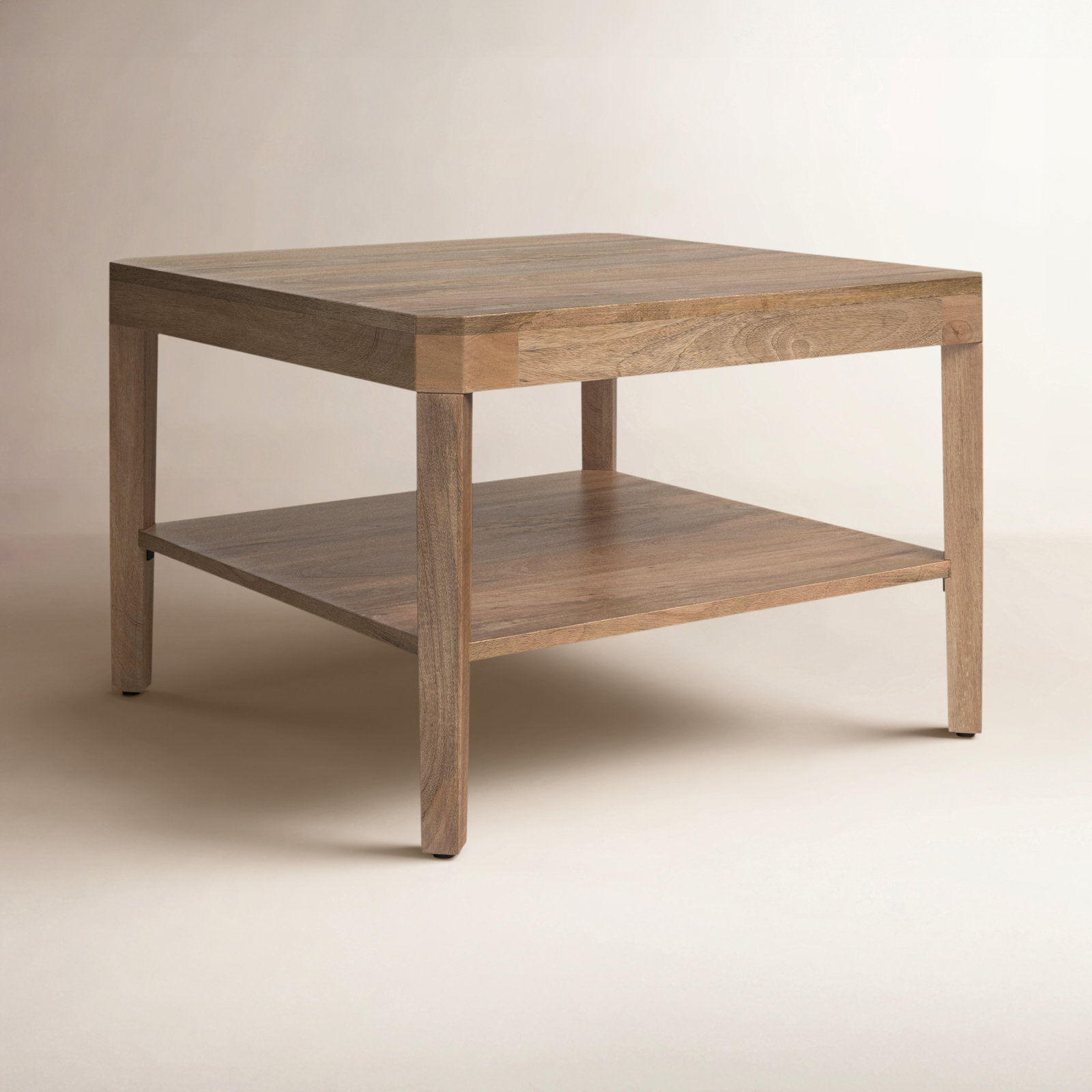 Ardentown 26" Square Mango Coffee Table, Natural