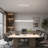 1 - Light Modern Linear LED Dimmable Pendant Light with Remote Control