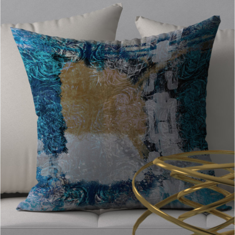 Housse de coussin carré et insert, 18" x 18"