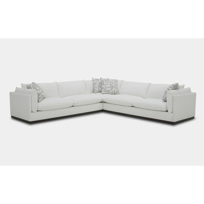 Cristella Upholstered L-Shaped Sectional Symmetrical