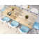 Urban Loft Square Solid Wood Breakroom Table