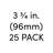 3 3/4" Center to Center Birdcage Pull Multipack (Set of 25)-105557456-123294817-123294816