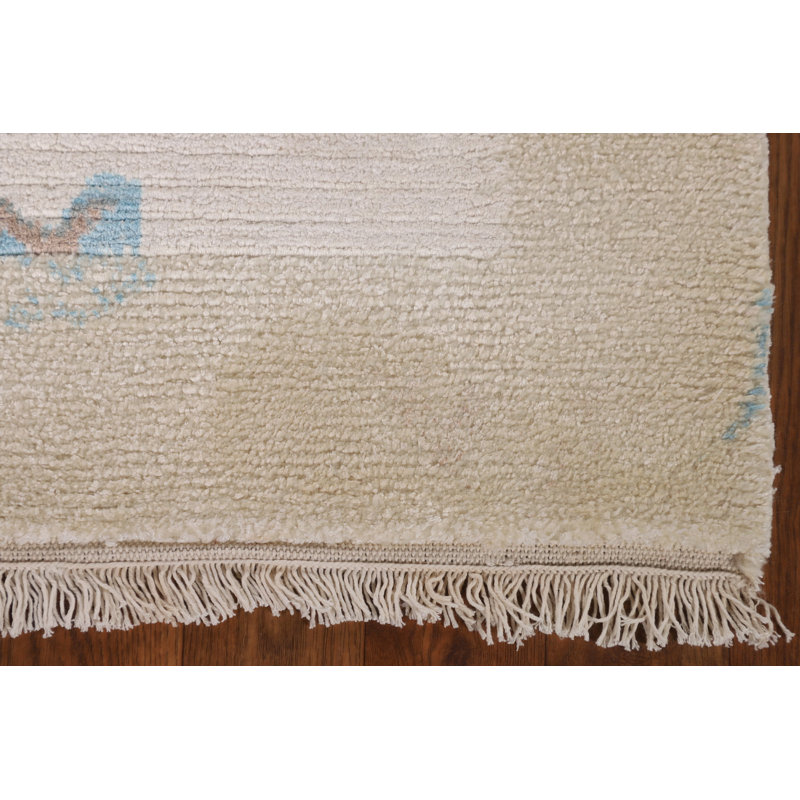 Tapis indien moderne fait à la main 3 x 5