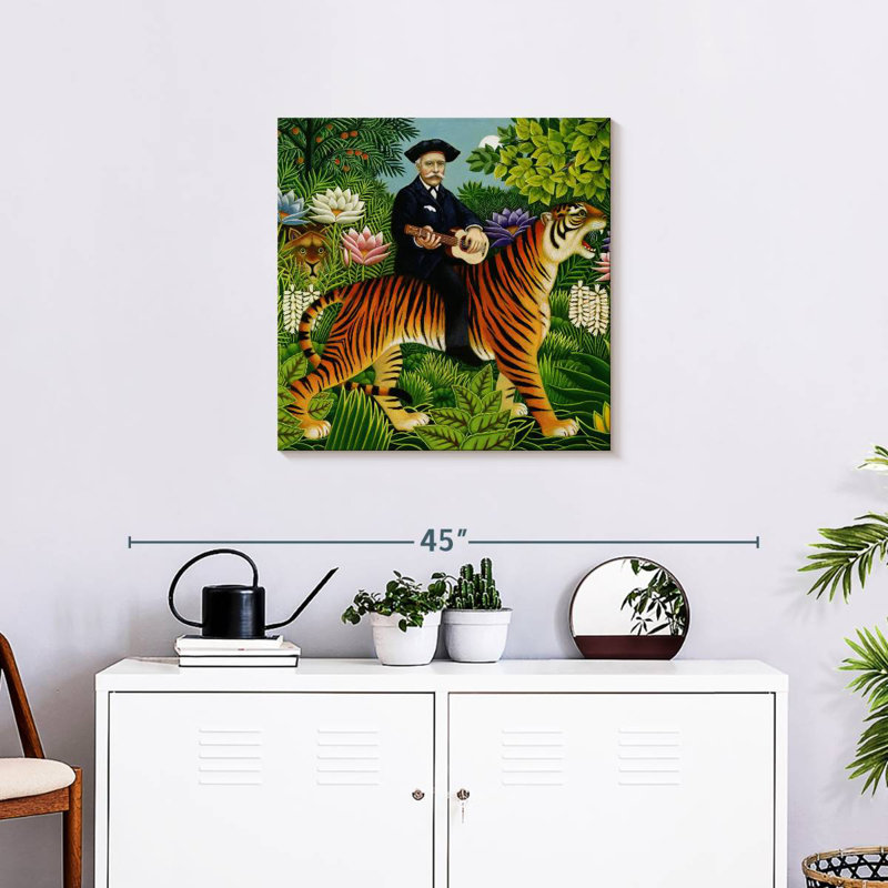 Le rêve d'Abarca Henri Rousseau, H 24 po x l 24 po