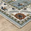 Tapis oriental bleu / vert Edgette-1489596220