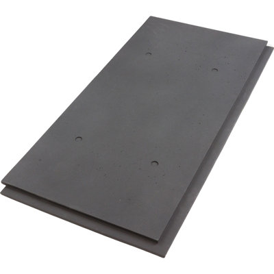 Panneau de faux béton moderne EverStone, l 48 1/4 po x H 24 1/8 po x P 7/8 po, ardoise de minuit