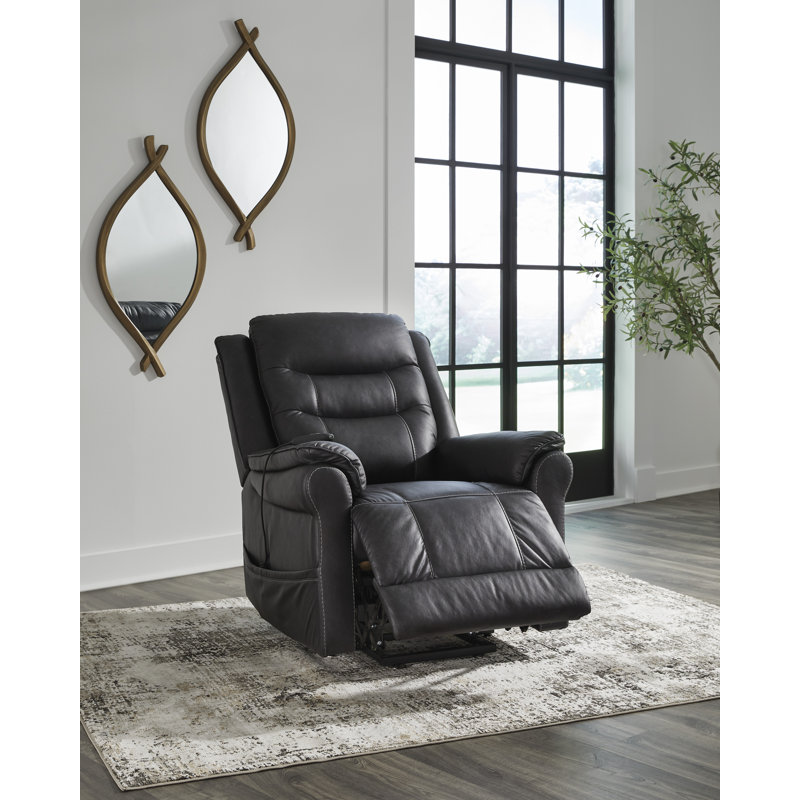 Fauteuil inclinable Oatman, Noir, noir, noir, noir