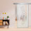 Porte de grange coulissante en verre sans cadre avec design moderne sablé et quincaillerie (semi-privée)