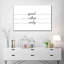 «Happiness Quotes Good Vibes Only», reproduction sur toile-92518809