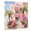 «Pink Miami Artful Facades II», art mural en acrylique de Miami pour le salon-69299134