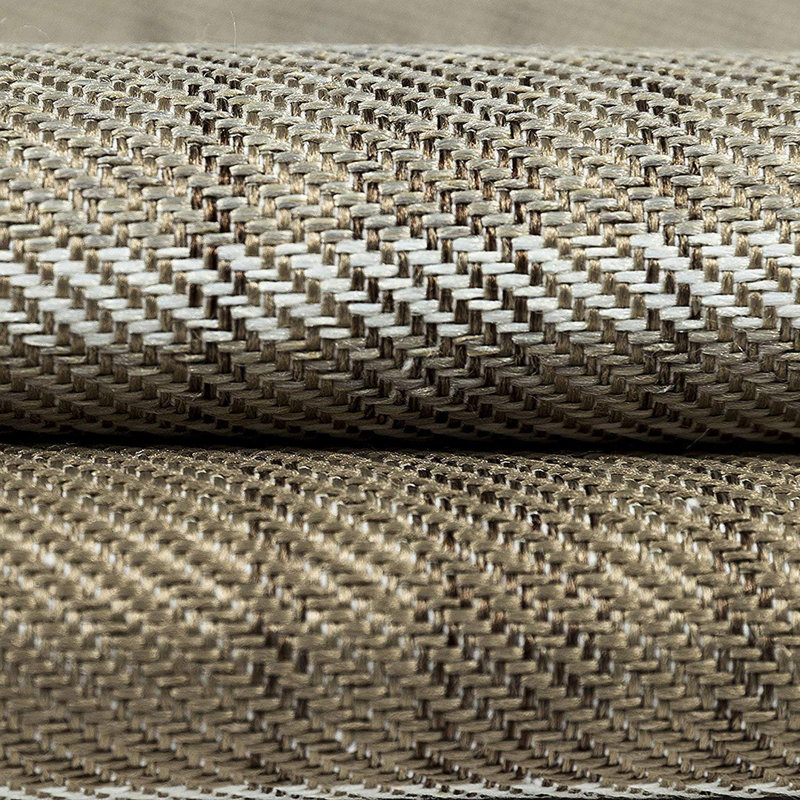 Griffith Plaid Square Cushion, Natural Beige, 49 x 49cm