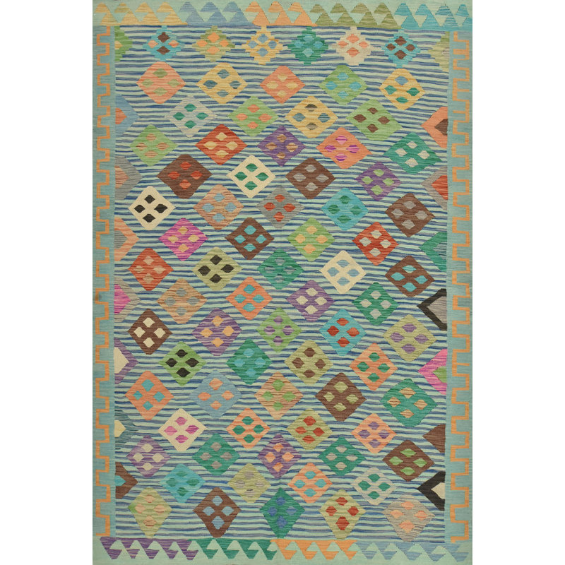 Tapis oriental en laine Kilim