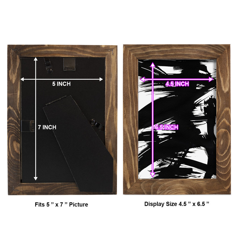 «Fumiyo Black Bamboo I», impression encadrée sur papier, H 6 po x l 4 po x P 1 po, Noyer