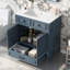 Meuble-lavabo de 30 po avec lavabo en céramique, armoire de rangement en bois massif avec portes à fermeture douce