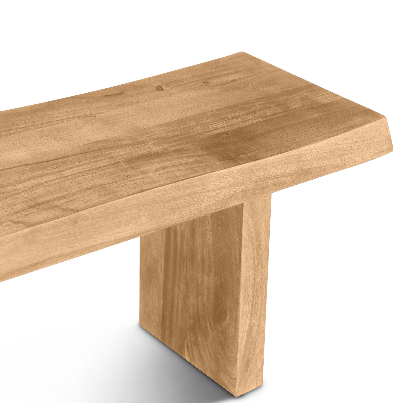 Colin Dining Bench, 18" H x 78" W x 15" D, Teak