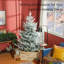 Arbre de Noël artificiel de 6 pieds, arbre de Noël à charnière en pin avec 795 branches réalistes, base en acier, ouverture automatique-118034226