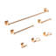 6-Piece Bathroom Hardware Set TALARA with Towel Bars and Hooks-2097127833