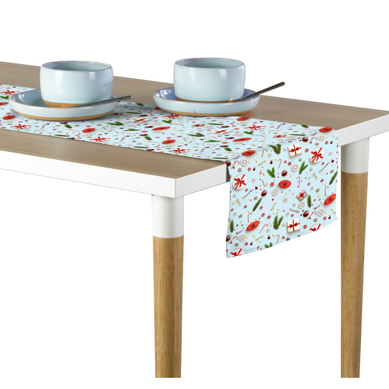 Jewell Geometric Table Runner, 12" W x 72" L