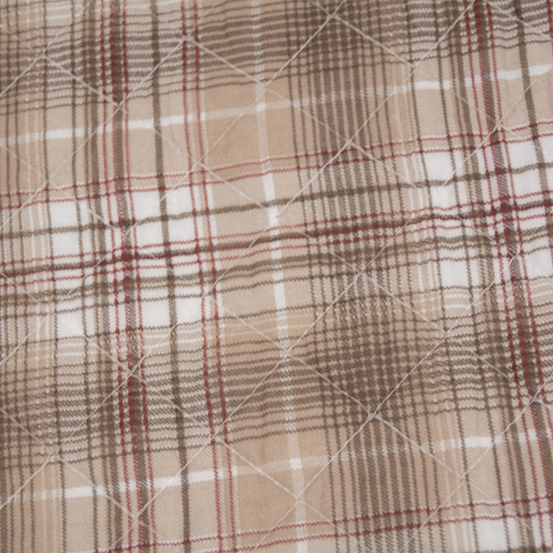 Ensemble de courtepointe en coton à carreaux 3 pièces Donna Sharp Highland, Courtepointe très grande et 2 très grandes taies