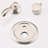 Adjustable Flow Rate Shower In Brushed Nickel With Body Jet And Included Diverter Valve Bathroom Faucet Flow, Spray-117432607